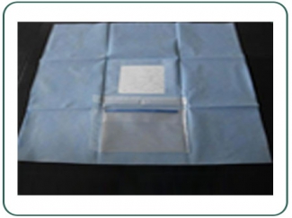 Eye Drape with Drainage Bag